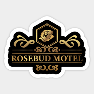 Golden Rosebud Motel Sticker